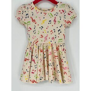 Dotdotsmile Girls Dress Size 6/12 Months Multi Color Music Notes New with Tags